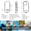 Underwater Case for iPhone 16 Pro, YicDofu 40m/130ft IPX8 Waterproof Diving Housing Shockproof Protective Shell for Snorkeling with 1/4" Screw Hole for Tripod Mount view 2