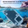 Underwater Case for iPhone 16 Pro, YicDofu 40m/130ft IPX8 Waterproof Diving Housing Shockproof Protective Shell for Snorkeling with 1/4" Screw Hole for Tripod Mount view 3