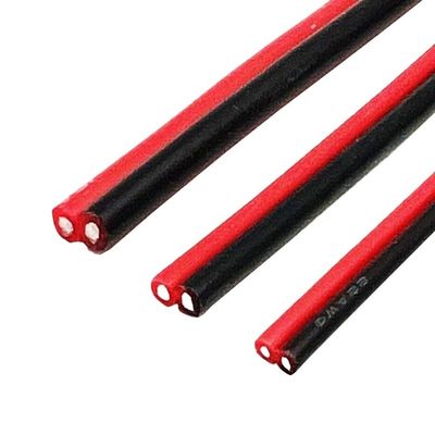 2 Pin Black-Red Silicone Double Parallel Wire Red and Black Double Parallel Cable 200 Degree High Temperature Resistant Parallel Wire 28 26 AWG(5m,20 AWG)