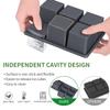 Large Ice Cube Tray for Whiskey: FDDBI Silicone Ice Cube Trays with Lid - 2Pack Big Square Old Fashioned Ice Cube Maker for Cocktail - 2inch Huge Cubed Ice Trays for Whisky view 2