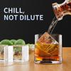 Large Ice Cube Tray for Whiskey: FDDBI Silicone Ice Cube Trays with Lid - 2Pack Big Square Old Fashioned Ice Cube Maker for Cocktail - 2inch Huge Cubed Ice Trays for Whisky view 4