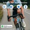 4-Pack Bluetooth Tracker Work with Apple Find My (iOS Only), 100dB Loud Sound Item Locator, Smart Key Finder for Wallets, Luggage, Backpacks, 4 Lanyards & 2 Spare Batteries Included view 2
