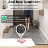 4-Pack Bluetooth Tracker Work with Apple Find My (iOS Only), 100dB Loud Sound Item Locator, Smart Key Finder for Wallets, Luggage, Backpacks, 4 Lanyards & 2 Spare Batteries Included view 4