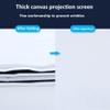 Outdoor Projector Screen, 16:9 HD Portable Foldable Anti-Crease Canvas Movie Screen for Camping, Home Theater, Cinema Night(100inch(220x125cm)) view 3