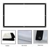 Outdoor Projector Screen, 16:9 HD Portable Foldable Anti-Crease Canvas Movie Screen for Camping, Home Theater, Cinema Night(100inch(220x125cm)) view 4