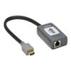 Tripp Lite Eaton Series B127A-1P0-PH HDMI Over Cat6 Receiver, 4K 60Hz HDR 4:4:4, 1-Port Pigtail, PoC, HDCP 2.2, 230 ft (70 m), TAA, 7.1 Audio, Cloud Care Pre-Configured Bundle Eligible (1 Pack) view 1