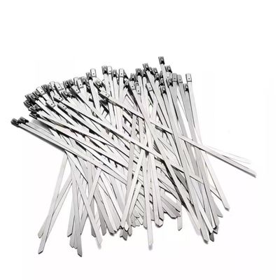 100Pcs Heavy Duty Metal Cable Zip Ties Stainless Steel Self-locking Cable Tie (150 x 4.6mm-100Pcs)
