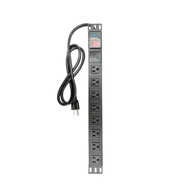 S-PDU8 1.5U Rack Mount Power Distribution Unit with 8 AC Outlets High-Density, Reliable Power Supply for Server Racks and Data Centers