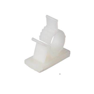 10PCS Self-Adhesive Cable Clip Adjustable Organizer Plastic Mounts Clamp Cord Management Holder Fixed For Car Desk Wire Binding(2225 White)