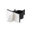 10PCS Self-Adhesive Cable Clip Adjustable Organizer Plastic Mounts Clamp Cord Management Holder Fixed For Car Desk Wire Binding(2225 White) view 4