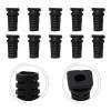 10pcs Cable Gland Connector Rubber Cable Sleeve Cord For Plugs Electric Tools Protection Wire Cover(Black,3.5mm) view 3