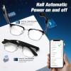 Yihou Smart Bluetooth Glasses for Men Women with Speakers Gold Headphone Audio Music Blue Tooth Glasses Bluetooth Eyeglasses view 2
