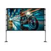84" 100" 120" Portable Outdoor Projection Screen with Stand, 4K Ultra HD Foldable Wrinkle-Free Movie Screen for Camping Party(84" (16:9)) view 1