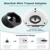 2025 Version Starlink Mini Clamp Mount Adjustable for Starlink Mini Pole Mount with Tripod Adapter 1/4-20 Threaded Born for 2024/2025 Version Pipe Adapter(SPX-04176000-501/SPX-04171000-515) for RV Car view 3