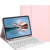 SENLAN Keyboard Case for Xiaomi Redmi Pad 2 11 inch 2025with Pencil Holder Magnetically Detachable Bluetooth Keyboard CoverPink+White view 1