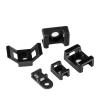 100Pcs Cable Tie Saddle Type Mount Base Wire Holder USB Charging Data Line Winder Universal HC-2 HC-4 White Black(HC2-6 White) view 3