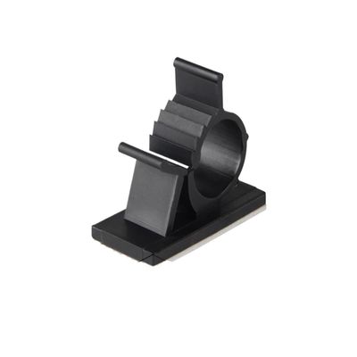 10PCS Self-Adhesive Cable Clip Adjustable Organizer Plastic Mounts Clamp Cord Management Holder Fixed For Car Desk Wire Binding(2225 Black)