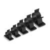 10PCS Self-Adhesive Cable Clip Adjustable Organizer Plastic Mounts Clamp Cord Management Holder Fixed For Car Desk Wire Binding(2225 Black) view 3
