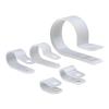 100PCS Cable Clips Nylon Clamp Plastic White Hose Fasteners Durable Mount Fix Hardware Electrical Fitting Wire Management(R x 10.4mm) view 1