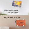 Wall Mount Laptop Holder - Maacbook Stand | Adjustable Laptop Riser | Keyboard Wall Mount Hanger Display | Computer Bracket Electronics Bedside Storage For Art Books Frames Pictures Routers Home Offic view 4