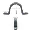 12-Pack 1/2" PVC Pipe Mounting Straps - Plastic Conduit Clamps for Electrical Cables & Plumbing Pipes (2-Hole Design) view 2