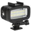 Tbest Underwater LED Light IPX8 40m Deep Dive 700LM High Brightness Flicker Lighting for OSMO Action OneX2 ABS Metal 247g (Black) view 1