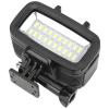 Tbest Underwater LED Light IPX8 40m Deep Dive 700LM High Brightness Flicker Lighting for OSMO Action OneX2 ABS Metal 247g (Black) view 2