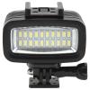 Tbest Underwater LED Light IPX8 40m Deep Dive 700LM High Brightness Flicker Lighting for OSMO Action OneX2 ABS Metal 247g (Black) view 3