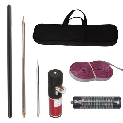10-Band Portable Shortwave Antenna 3.5-50MHz HF Radio Antenna with SSB 100W Power, for Amateur Radio JPC-350, Stainless Steel Antenna with Sliding Adjustment