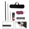 10-Band Portable Shortwave Antenna 3.5-50MHz HF Radio Antenna with SSB 100W Power, for Amateur Radio JPC-350, Stainless Steel Antenna with Sliding Adjustment view 3