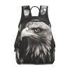 DWVTSLH Eagle black and white Backpack Gift for Men Women Casual Daypack Lightweight Work Bag College Computer Bag view 1