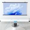 4K HD Wall-Mounted Projection Screen, 60 72 84 inch 4:3 16:9 Manual Pull Down Movie Screen for Home Theater, Open-Air Cinema, Camping(60" (4:3)) view 3
