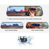 10'' Mirror Dash Cam for Mitsubishi Outlander Sport 2011 2012 2013 2014 2015, Rear View Mirror Camera Night Vision 2K+1080P 32GB, Full Touch Screen Loop Recording 170 Wide Angle Parking view 4