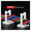 10PCS WT-1/2/3/4 Self-Adhesive Holder Cable Clamp Clip Wire Desktop Car Data USB Buckle Quick Cord Bobbin Winde Management(WT-3) view 3