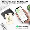 Wallet Tracker Card (iOS Only), Rechargeable Smart Card Wallet Tracker for Apple, Bluetooth Tracking and Phone Finder, 0.06in Slim,Item Locator for Keys, Bags, Passport (May Flowers) view 2