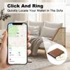 Wallet Tracker Card (iOS Only), Rechargeable Smart Card Wallet Tracker for Apple, Bluetooth Tracking and Phone Finder, 0.06in Slim,Item Locator for Keys, Bags, Passport (May Flowers) view 3