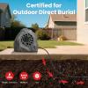 PTASYGK 12/2 Outdoor Speaker Wire - Direct Burial Speaker Cables CL3 CL2 Rated 100 Feet, UV Resistant CCA Cable for Garden, Patio, Pool Audio Systems view 2