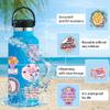 100 Pcs Holographic Inspirational Stickers for Girls Women, Positive Motivational Words Quote Stickers for Water Bottles Journal Scrapbook Vision Board Supplies Teachers Students view 2