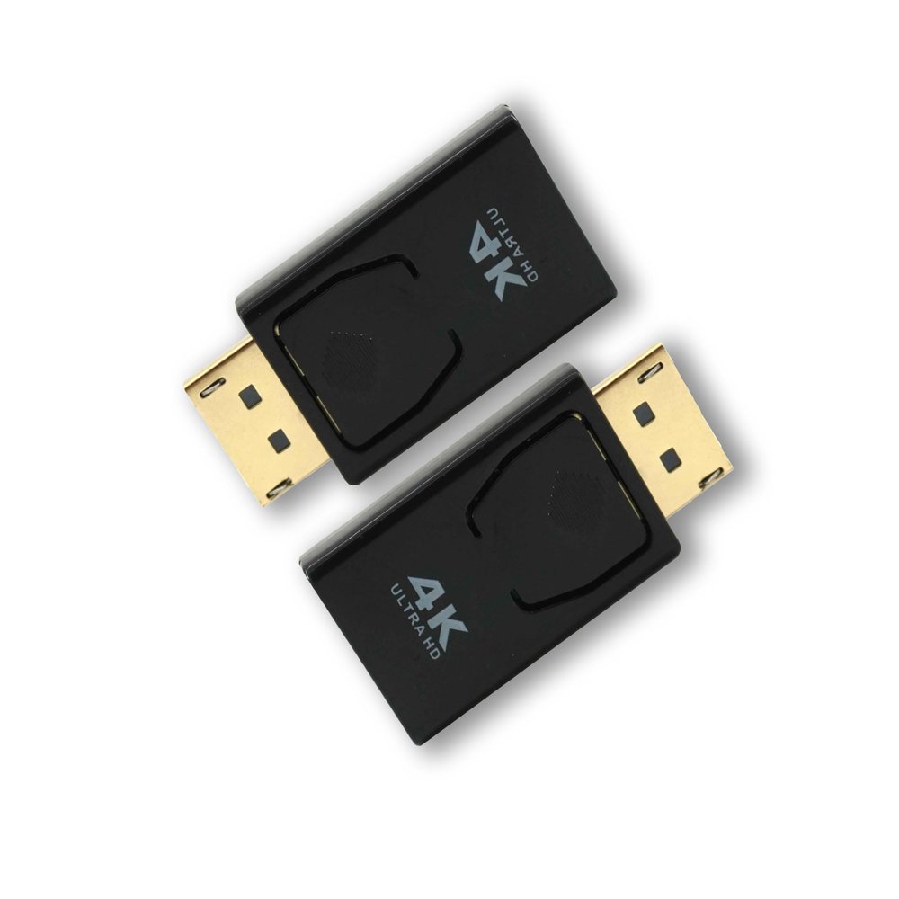 UIGOCLE Replacement DP to HDMI Adapter, Displayport to HDMI Converter, 3840x2160p Male and Female Converter, Compatible with Computers, Monitors, desktops, high-Definition TVs - Gold Plated (2-Packs)