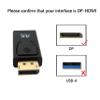 UIGOCLE Replacement DP to HDMI Adapter, Displayport to HDMI Converter, 3840x2160p Male and Female Converter, Compatible with Computers, Monitors, desktops, high-Definition TVs - Gold Plated (2-Packs) view 3