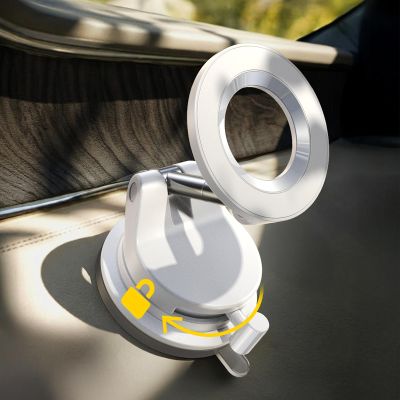 LISEN for MagSafe Car Mount,360 Adjustable Vacuum Magnetic Phone Holders for Your Car, for iPhone 17 Pro Max 16 15 14 13 12 Plus Air for All Smartphones