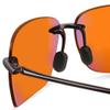 JULI Blue Light Blocking Glasses,Computer Reading/Gaming/TV/Phones Glasses for Women Men 8009 (Orange) view 3