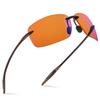 JULI Blue Light Blocking Glasses,Computer Reading/Gaming/TV/Phones Glasses for Women Men 8009 (Orange) view 4