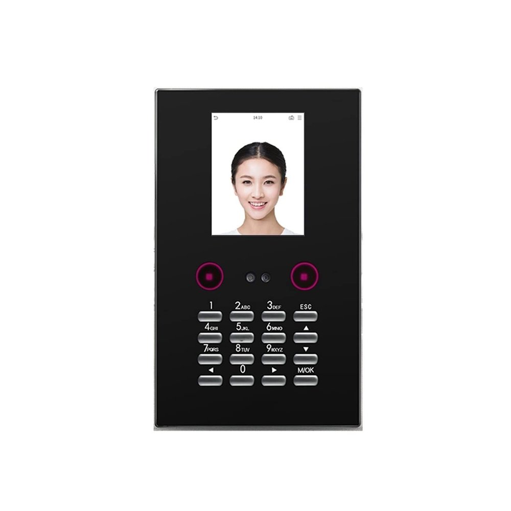 TYUHDUYUR Biometric Face & Fingerprint Attendance Machine, 2.8" TFT Color Screen, USB Time Clock, Employee Time Recorder, Facial Recognition, Office System