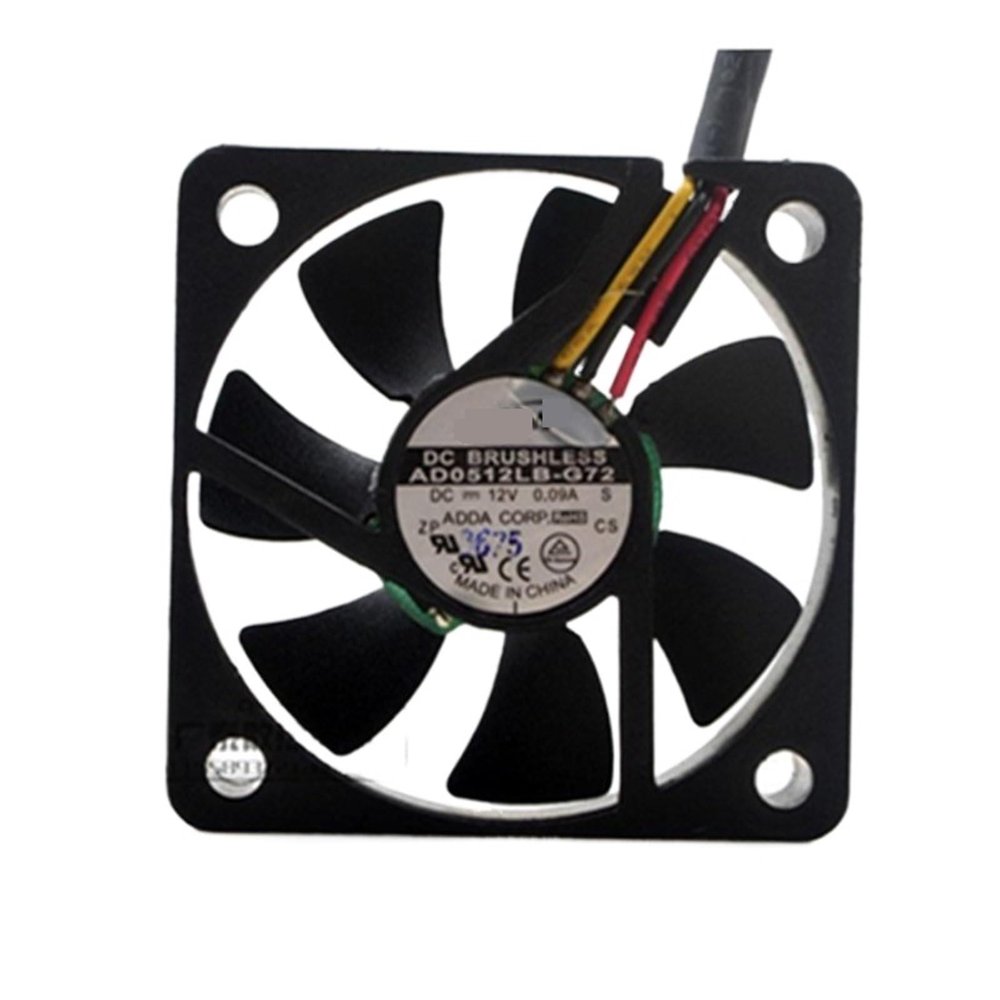 for AD0512LB-G72 12V 0.09A 6000RPM 5cm 5010 50x50x10mm Double Ball Bearing Cooling Fan