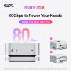 BEELINK EX Mate Mini-A 80Gbps Mac mini M4 Dock & Stand, Dual PCIex2 SSD Slot, Max 16TB Expansion, PD3.0 Port, SD4.0 Card Reader, 2.5G LAN, 2*USB-A 5Gbps for Laptops/Desktop PC/Mini PC view 3