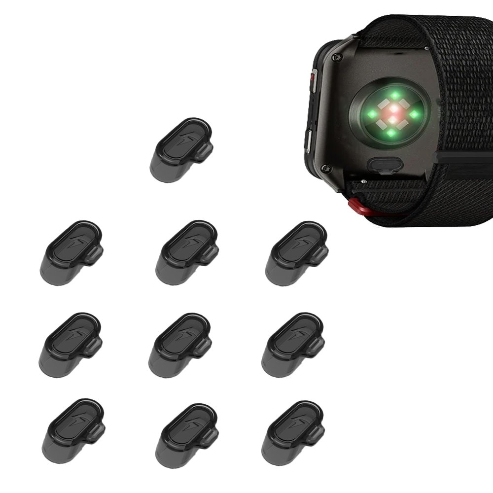 10 Pack Charger Port Protector for Garmin Venu X1,BOVUGAC TPU Dust Plug Anti-dust Plugs Compatible for Garmin Venu X1-Clear Black