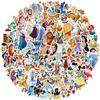 100pcs Cartoon Disney Mix Stickers for Kids, Cute Character Waterproof Vinyl Decal for Adult Teen Boy Girl Water Bottle Laptop Phone Skateboard Guitar Notebook Computer Luggage view 4