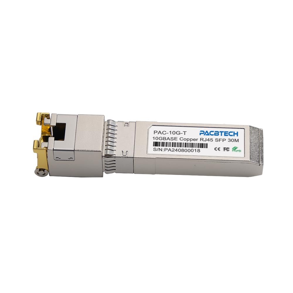 - +  - , 10Gbe SFP+ Copper Ethernet CAT6a Module, for Cisco SFP-10G-T-S, Ubiquiti UniFi, Fortinet, and More (1.25/2.5/5/10GBase-T, 1)