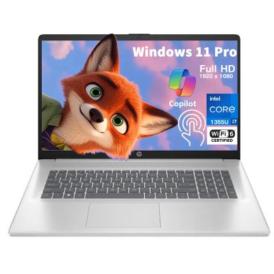 HP 15.6inch Touchscreen Laptop Computer - Intel 13th Generation Core i7-1355U(10-core), Intel Iris Xe Graphics, 1920 x 1080 Full HD, 300 nits, Wi-Fi6, Bluetooth, Windows 11 Pro(16GB RAM | 1TB SSD)